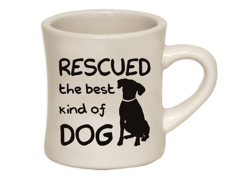 Ceramic Mug - Rescued...the best kind of Dog